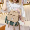 Sacos escolares à prova d'água Oxford mochila menina bolsa de ombro para meninas adolescentes multi-função pequena bagpack senhoras viagem ruck