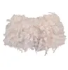Scarves Real Ostrich Feather Bridal Wedding Cape White Bolero Shrug For Women Girl Evening Party Wraps