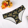 Women's Panties 20pcs Colorful Floral Leopard Print For Women Trendy Sexy Breathable Seamless Low-Rise Leaf Plant Pattern Female Briefs