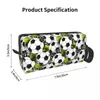 Cosmetic Bags Football Sport Balls Soccer Bag For Women Makeup Travel Water Resistant Toiletry Organizer Merch