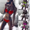 Kadın mayo yeni renk eşleşen bikini ile büyük ve küçük göğüs ve çelik braket t240222