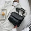 designer Medium Vintage Leather Crossbody Shoulder Bag Front Flap Metal Chain Bags with Leather 498894263H