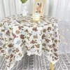 Table Cloth Lace Tablecloth In Velvet Floral Vintage Pastoral Book J3012