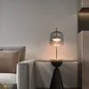 Lampes de sol Abat-jour en verre moderne Lampe de table LED Simple Chambre Chevet Bureau Lumières Nordique Creative Designer Décor À La Maison