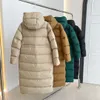 LL-02 Chaqueta ligera y cálida para mujer, abrigo a prueba de viento con capucha de invierno, abrigo corto ajustado de plumón de pato blanco, prendas de vestir exteriores