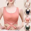 Księgowce podchawy kobiet zastępca sportu piersi stanik stanik zewnętrzny kamizelka jogi kamizelka seksowna bodysuit top camisole dla kobiet kształt war v ware v pot