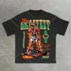 Camisetas masculinas de camisetas y2k personalizadas diárias de manga curta ao ar livre harajuku estilo de rua solto panor