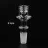 20 mm/25 mm OD Quartz Enail Banger Nail 2/6 Stack Diamant Knoop Daisy Domeless Nails10mm 14 mm 18 mm voor glazen waterpijpen Dab Oil Rigs