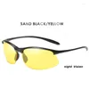 Sunglasses Anti-UV Driving Shads Male Military Sun Glasses Eyewear Top Ultralight TR90 Polarized 2024 Fashion For Men