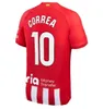 S-4XL 23 24 Fjärde fotbollströjor Morata Griezmann Memphis 2023 2024 120: e M.llorente Correa Koke Atletico Madrids Lemar Men Kids Kit Football Shirt