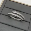 slangachtige ontwerper enkele elastische armband voor vrouw diamant verguld 18K voor man officiële reproducties modemerk ontwerper jubileumcadeau 001