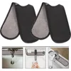 Table Mats 2 Pcs Faucet Splash Cover Tap Washable Sink Fiber Pads Protection Kitchen Supplies Sponge Absorbent