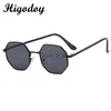 Sunglasses Higodoy Polygon Sunglasses Men Vintage Octagon Metal Sunglasses for Women Luxury Brand Goggle Sun Glasses Ladies Gafas De Sol H24223