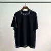 Designer de luxo chaopai clássico novo verão topo inkjet carta impressão solta casal masculino e feminino manga curta na moda camiseta