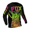 9R3J Heren T-shirts Rvouei Fox Enduro Nieuw Team Motocross Shirt Motorjas Off-road T-shirt Ride Mtb Fiets Jersey Moto met lange mouwen