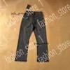 CH Jeans Designer Zrób stare mycie chromy proste spodnie odciski literowe dla kobiet mężczyzn Casual Long Style Chrome Hearts Purple Dżinsy Ksubi 505