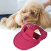 Abbigliamento per cani Copricapo per animali domestici Cappello con chiusura adesiva Cappello per gattino all'aperto Visiera parasole con fori per le orecchie