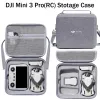 Drönare axel förvaringspåse för DJI Mini 3 Pro fjärrkontroll med skärm som bär Case Portable Box för DJI RC Drone Accessories Bag