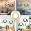 Fiori decorativi Ghirlanda pasquale Cornice a forma di uovo Composizione floreale Realizzazione di anelli Cornici Cerchio Supporto per fondale
