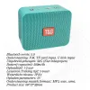 スピーカーMINI USB TG166スピーカーポータブルサブウーファーサラウンドアウトドアBluetoothCompatible Speaker Support FM Radio Microphone Handsfree