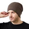 Berets Cashmere Grosso Chapéu de Malha Quente Outono Inverno Pulôver Cap Outdoor Proteção de Ouvido para Homens Mulheres Skullies Beanies