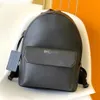 Novo designer homem mochilas estilo para homens 5al couro genuíno saco de escola moda ombro crossbody saco viagem pacote negócios m57274m