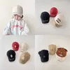 Bonés de bola crianças verão snapback chapéu bebê meninas e meninos dos desenhos animados urso bonito bordado boné de beisebol algodão chapéus de sol para crianças