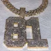 Goede Kwaliteit 16Mm Sterling Sier VVS Moissanite Diamond Iced Out Doorn Miami Cubaanse Ketting Voor Mannen