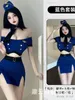 Work Dresses Sexy Uniform Temptation Wrap Hip Skirt Set Erotic Nightclub Waist Exposed Design Fashion Charm Tops Elegant Romantic Thin PF0Y