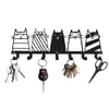 7 Hooks Modern Coat Rack Cat Decor Wall Mounted Coat Rack Modern Wall Hooks Entryway Decor Metal Wall Decor Housewarming Gift 240220