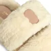 2023 New triumph teddy bear fluffy sandale Slide Designer Shoe woman feather Winter fur Slipper platform sandal Casual wool tazz men Slippers house fuzzy flat slides
