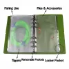 Boxes Bimoo 1pc with 10 Inner Bags Fly Fishing Line Pocket Tippet Storage Bag Fishing Fly Accessories Wallet Removable Fly Line Holder