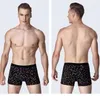 Caleçon homme sous-vêtement modal hommes respirant taille sans couture imprimé taille moyenne pantalon hommes boxeurs en fibre de bambou