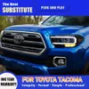 Lampe avant DRL feux de jour Streamer clignotant indicateur phares pour Toyota Tacoma phare LED assemblée 15-20