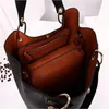 Сумочка с узором личи, большая вместимость, женская сумка в стиле США, модная сумка из мягкой кожи, высококачественный кошелек, женская сумка2684