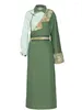 Ethnic Clothing Tibetan Women's Robe Green Improved National Style Top Tibet Travel Pography Spring And Summer Thin