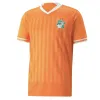 23/24 Ivoorkust voetbalshirts nationaal voetbalteam KESSIE ZAHA 23 24 Ivoorkust voetbalshirts CORNET DROGBA Heren spelersversie Uniformen Kits Sokken Volledige sets