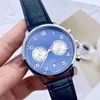 2022 New Five stitches luxury mens watches All dials work Quartz Watch high quality Top Brand chronograph clock leather strap 273A