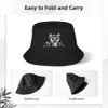 Ring Tailed Lemur - Ink Illustration Bucket Hat Western Party Hats Military Cap Man Caps For Men Womens Fashion