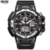 BRW Orologi da uomo Orologi sportivi all'aria aperta di marca Orologi casual da uomo in pelle di moda Orologio digitale Orologio da uomo Relogio Masculino Drop Sh227h