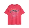 Sp5der T-shirt pour homme Designer T-shirt Spider Man rouge pour homme Young Thug 555555 T-shirt Angel Chemise pour homme et femme Toile d'araignée brodée Extra Large S-XL