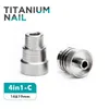 Metal Banger Domeless Titanium Nail 10mm 14mm Male & Femal Joint 2/ 4/ 6 in 1 with 6 Different Types Smoke Accessory Free Shipping