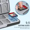 CAS DINOFIRE 48 EN 1 Boîte de stockage de cartes de jeu portable pour Nintendo Switch OLED Boîte de carte de protection imperméable pour Switch Accessoires