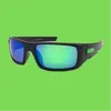 Großhandel-freier Versanddesigner OO9239 Kurbelwelle polarisierte Sonnenbrille Mode Outdoor Gläser Polished Black/ Jade Lens OK51373794