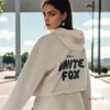 2024 White Fox Hoodie Designer Dames Trainingspak Sets Twee 2-delige kleding Kleding Sportief Lange mouwen Trui met capuchon Lente Herfst Winter Cadeau Hoge kwaliteit 16