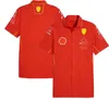 2024 NOWOŚĆ T-shirt wyścigowych F1 Summer Men Men and Women's Team Polo Shirt tego samego niestandardowego