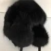 Unisex w pełni zadaszony prawdziwy lis furt hat hat Rosja ciepły łowca Ushanka cap hat hat