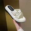 Sandali con cinturino con suola antiscivolo Infradito piatte da donna Scarpe Tenismasculine Sneakers sportive Chassure Grado superiore