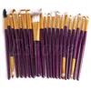 Makeup Brushes 20 PCS Set Womens Brush Tools Make-Up toalettet Wool E1YF