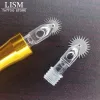 Needles 50pcs Roller Needles For Powder Brows Permanent Makeup 3D Embroidery Tattoo Needles Fog Eyebrow Coloring Microblading Needles